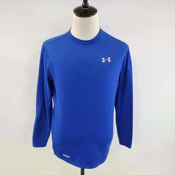 Men’s Blue Under Armour Long Sleeve Shirt - Picture 1 of 3
